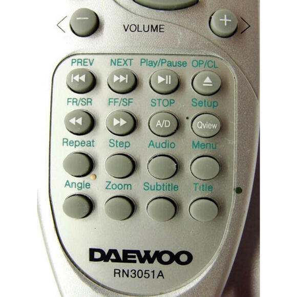 Daewoo RN3051A Remote Control Only Cleaned Tested Working No Battery - Picture 9 of 11